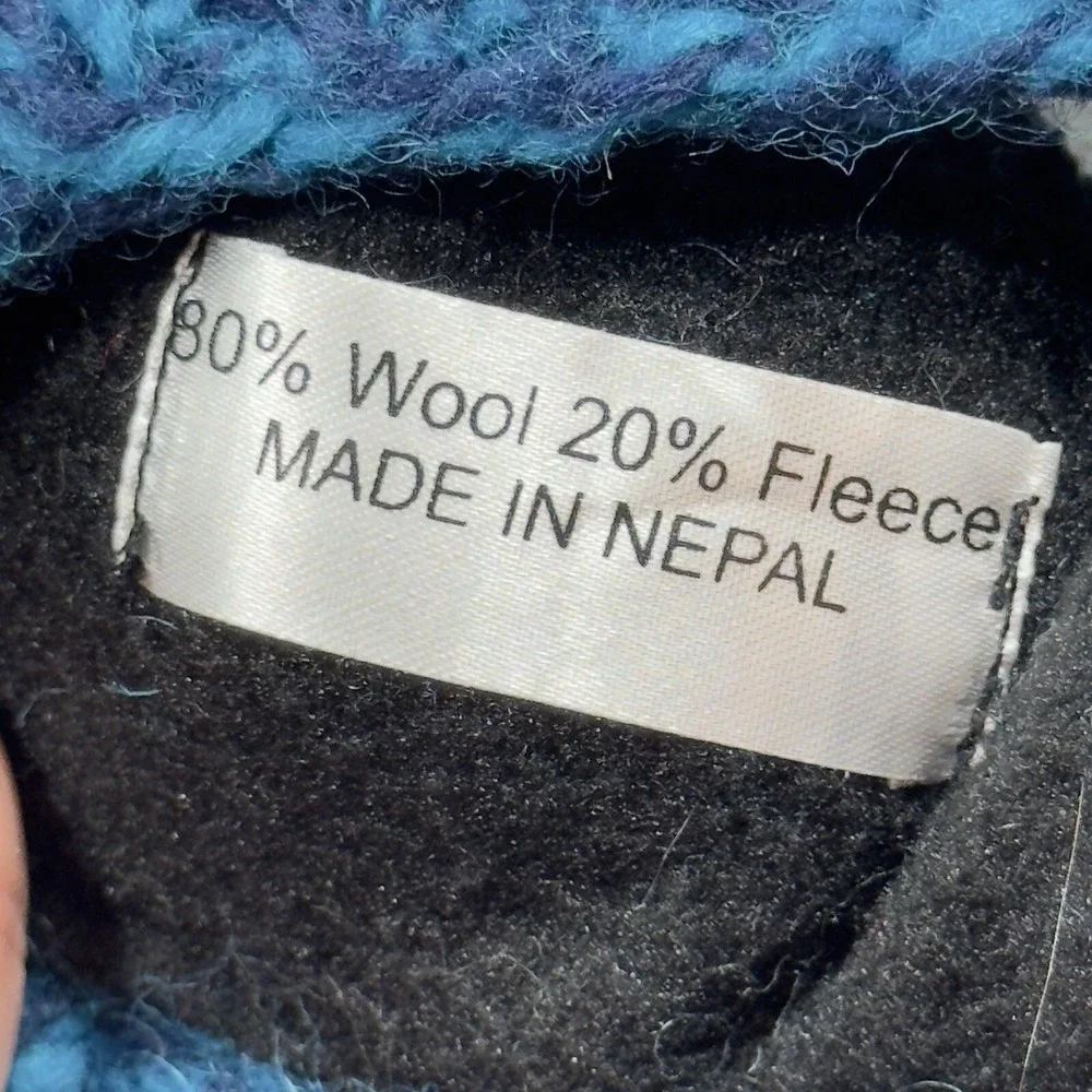 Katmandu Trading Co Women's Headband Wool Fleece Blue Knit ONE SIZE